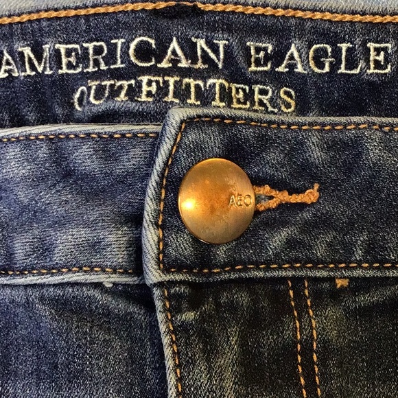 American Eagle Jegging 360 Super Stretch AEO Denmin Womans Size 14 Jeans - Picture 1 of 8